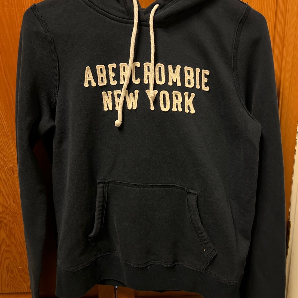 Abercrombie & Fitch women’s navy brand hoodie